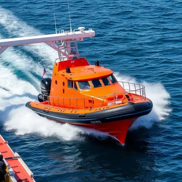 Lifeboat and davit inspection