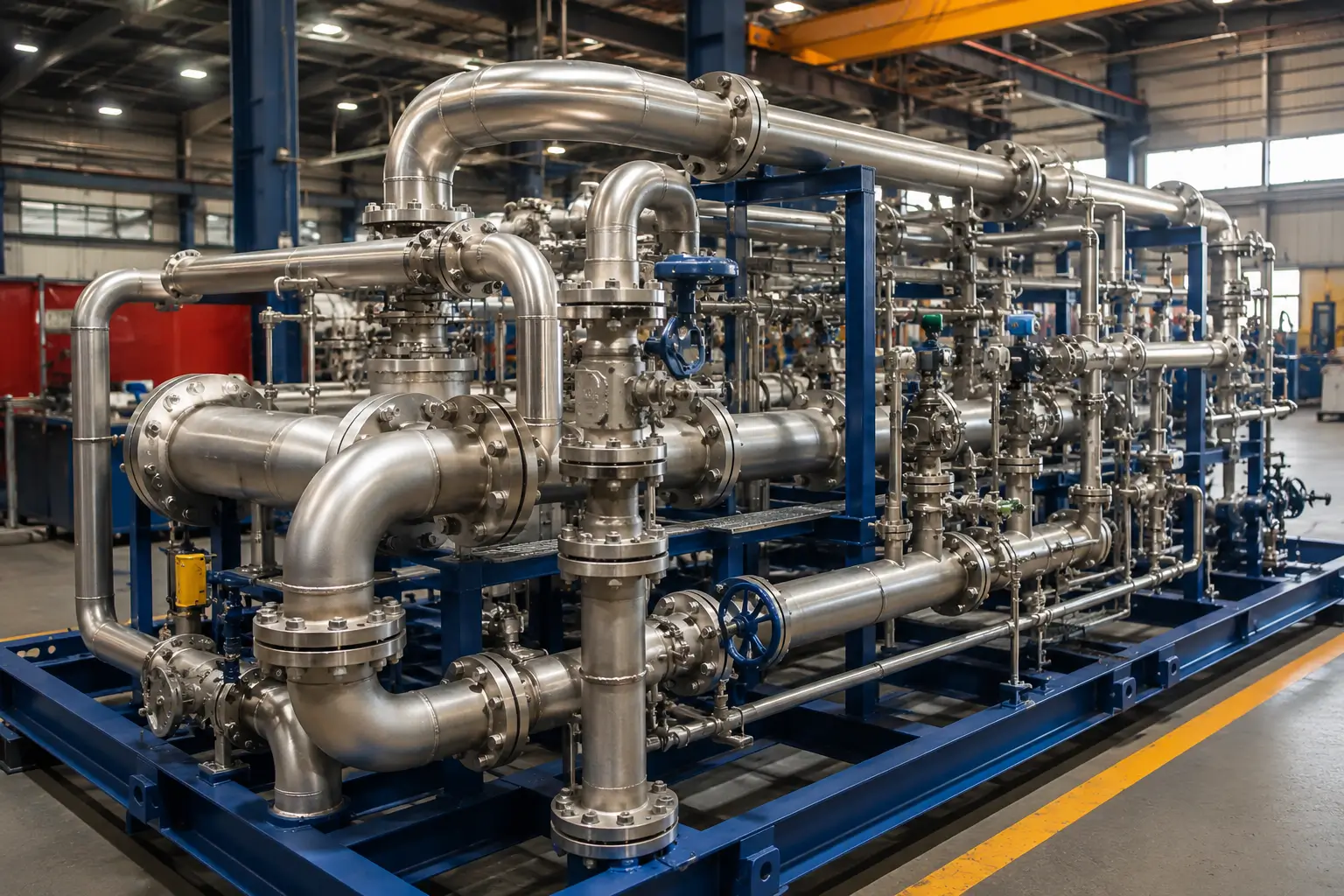 Industrial piping fabrication